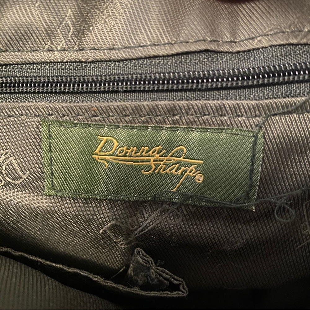 Vintage Donna Sharp quilted patchwork multi compa… - image 6